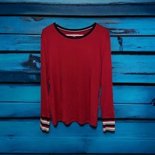 Tommy Hilfiger Red Sweater Size XL Unisex