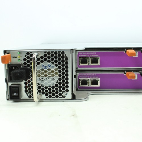 Dell Equallogic PS4100 24 bay SAN Storage Array 2 x Type 12 E09M001 SAS Modules - Picture 9 of 19