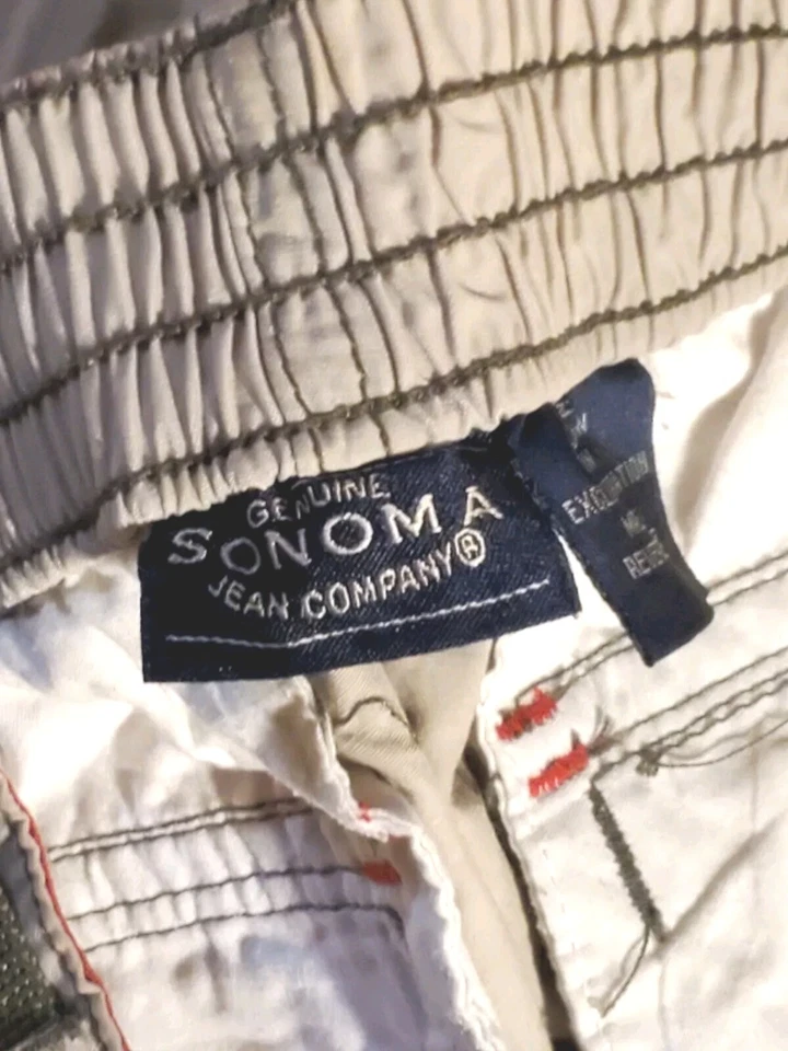 Pantalones Cortos de Carga Táctica Sonoma Años 2000 para Niños Talla 7 con Hebilla de Plástico Integrada Foto 3 de 4