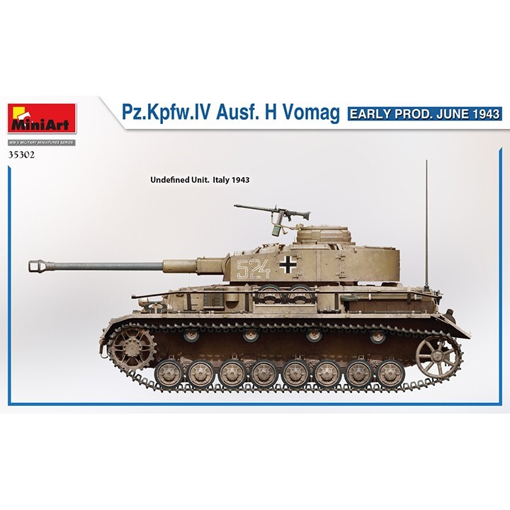 Miniart #35302 1/35 Pz.Kpfw.IV Ausf. H Vomag. Early prod. June