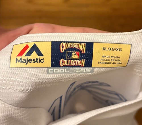Jackie Robinson Dodgers Majestic Cool Base Cooperstown Collection Jersey (XL) - Picture 3 of 4