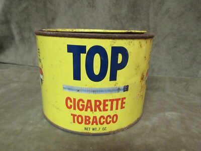 #ad Vintage TOP brand Cigarette Tobacco Tin Litho Box Can Minor AS IS Condition. $38.25