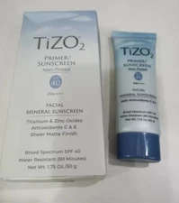 TIZO 2 Facial Mineral Sunscreen Non-Tinted SPF 40 1.75 oz New In Box