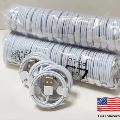 USB Charger Cable For iPhone 14 13 12 11 Pro Max XS XR SE 8 7 6S ipad Cable LOT