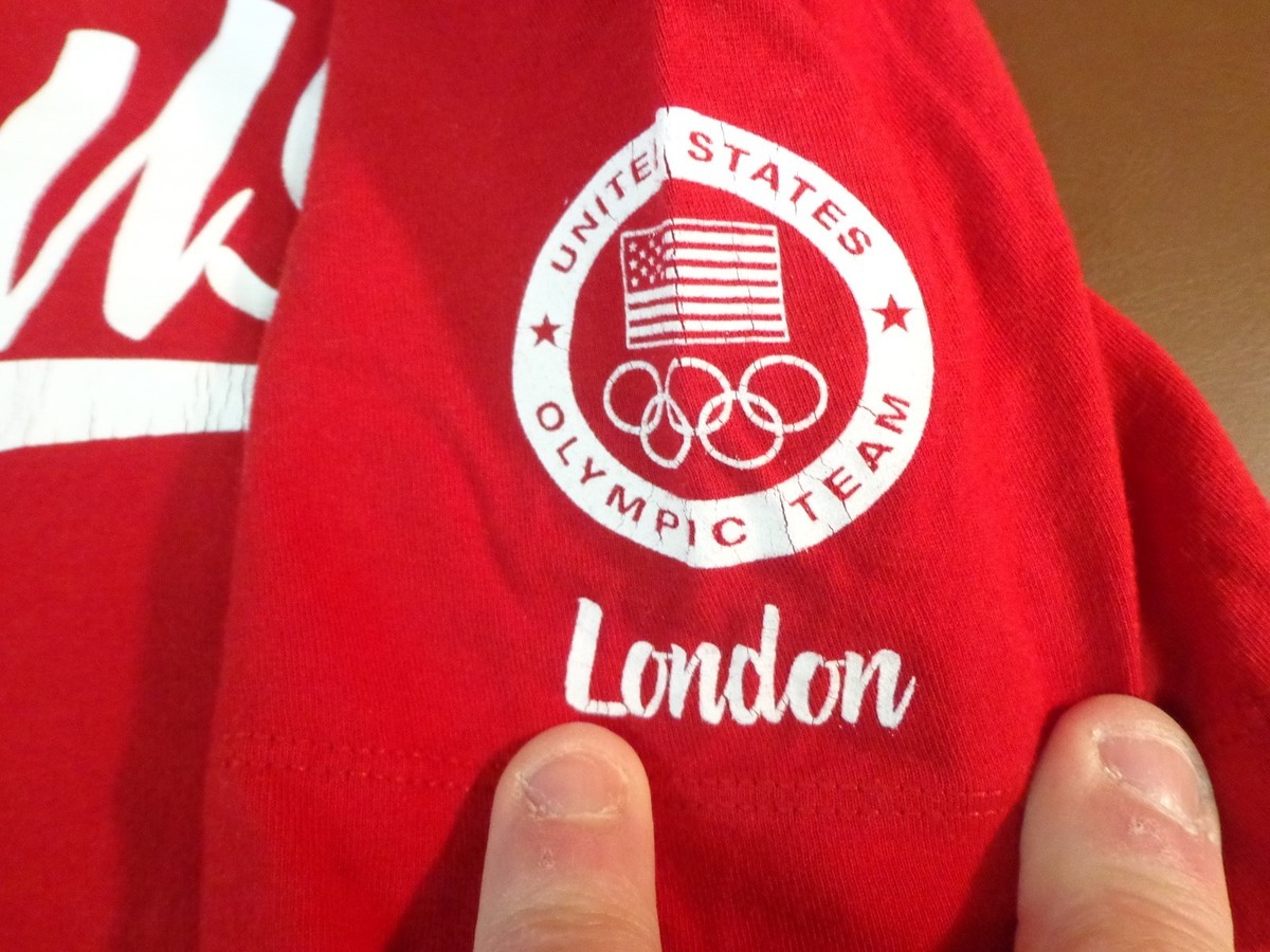 NIKE Team USA T Shirt London 2012 U.S. Olympic Team Red Slim NIKE Team USA T Shirt London 2012 U.S. Olympic Team Red Slim