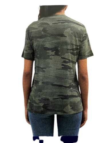 Tuta Jogger E Felpa Con Collo Alla Coreana Per Donna – Morbida E Comoda, Camo Olive, XX-Large (Taglie Forti)