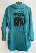 Vtg Yukon Parka Canada Inuit Native Women’s Coat Size Xs Eagle