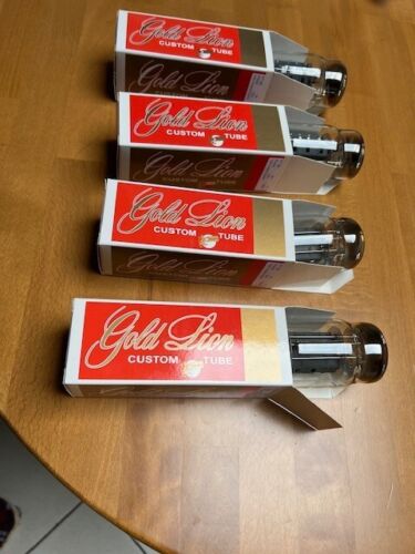 Genalex KT88 Gold Lion Vacuum Tube - quartetto - Nuove, mai usate - Foto 2 di 2
