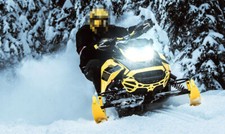 Super White LED Headlight Bulb High-Low Beam Kit K9 For Snowmobile 2PC H4 9003