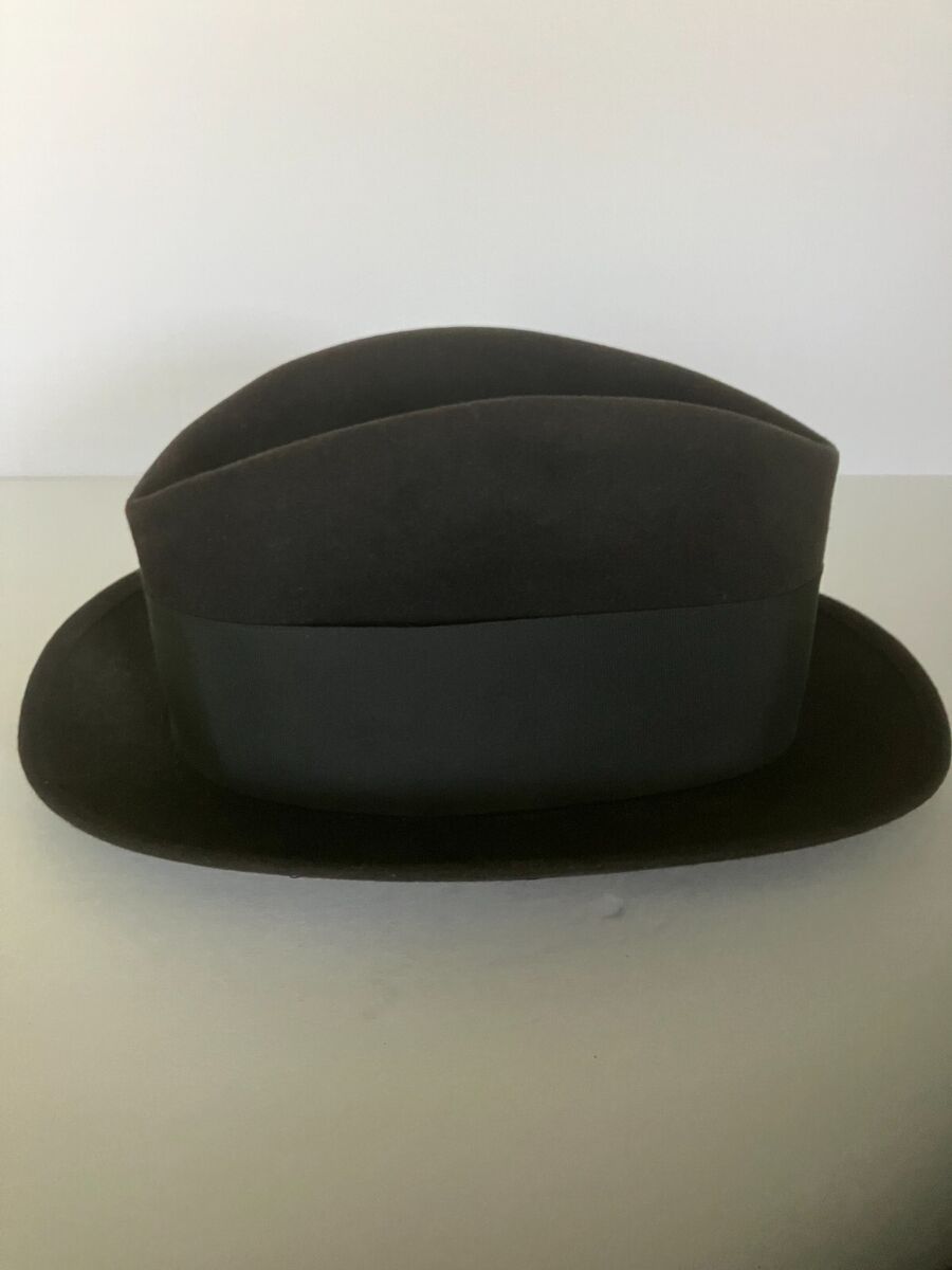 Vintage Mallory Quality Men's Size 6 7/8 Felt Fedora Hat Vintage Mallory Quality Men's Size 6 7/8 Felt Fedora Hat
