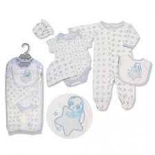 Baby Unisex 5 Piece Panda design Baby Clothes Gift Set