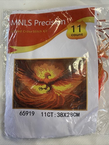 XFENDOUDOU Kreuzstich Set Phönix - 11CT 40x50cm DIY Stickpackung