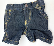 Osh Kosh B Gosh Denim Blue Carpenter Soft Pants Infant Child Size 6 Months