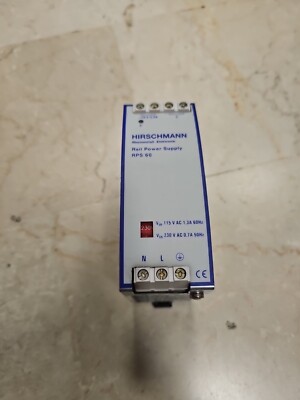 HIRSCHMANN RAIL POWER SUPPLY RPS 60 schaltbar 115 oder 230 Volt auf 24 V-