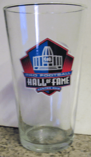 San Francisco 49ers Pro Football Hall of Fame 16 oz Glass Canton Ohio - Picture 2 of 2