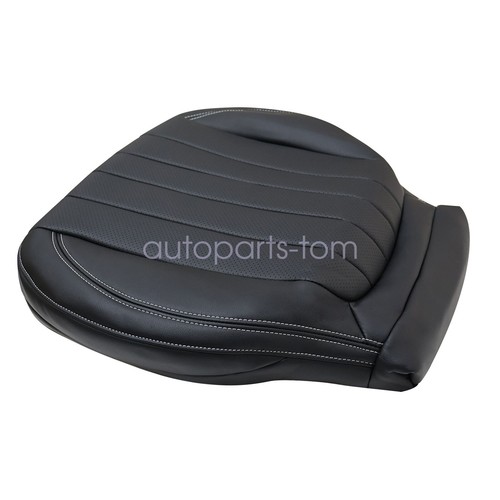 For 2017-2020 Mercedes Benz E350 E400 Driver & Passenger Bottom Seat Cover Black - Picture 11 of 16