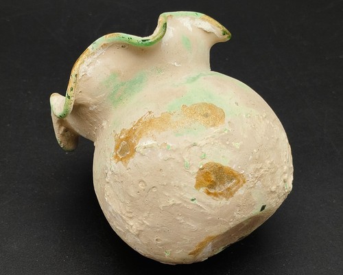 Ancient Roman Glass Green Patina Vase Jar Circa 1st - 2nd Century AD #CP638 - Picture 7 of 10