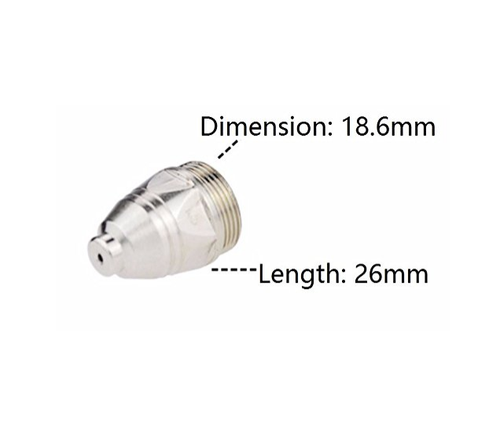 P80 Cutter Consumables For Air Plasma Cutting Machine Fit CUT70/80/100 Pkg-70 - Imagen 3 de 9