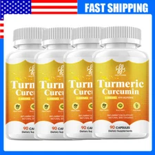 Turmeric Curcumin with Ginger + Black Pepper, Joint Pain Maxx Strength Capsules