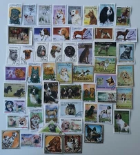 Dogs (Domestic) Stamps Collection - 50 to 500 Different Stamps