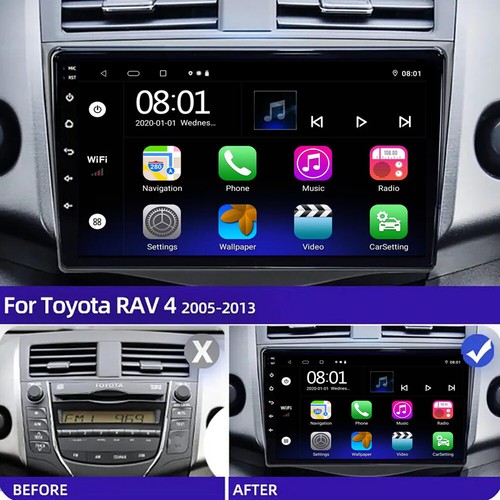 Android 13 For Toyota RAV4 2007-2012 9" Car GPS Carplay Radio Stereo Wifi BT+Cam - Picture 20 of 24