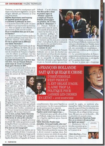 Coupure de presse Clipping 2012 - Valérie Trierweiler - ( 4 P) - 第 5/6 張圖片
