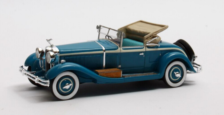 Miniature Isotta Fraschini 8A SS Castagna Castagna Matrix 1/43 d'exception