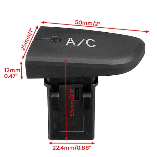 Knopf Schalter Klimaanlage AC Für Peugeot 107 Citroen C1 Toyota Aygo 6554.KX DHL - Bild 2 von 11