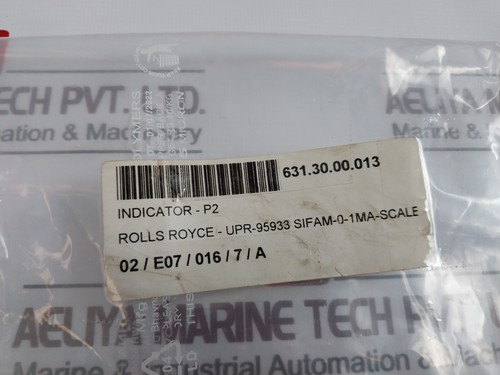 Sifam 0-150 RPM Indicator 0-1MA-Scale - Picture 7 of 7