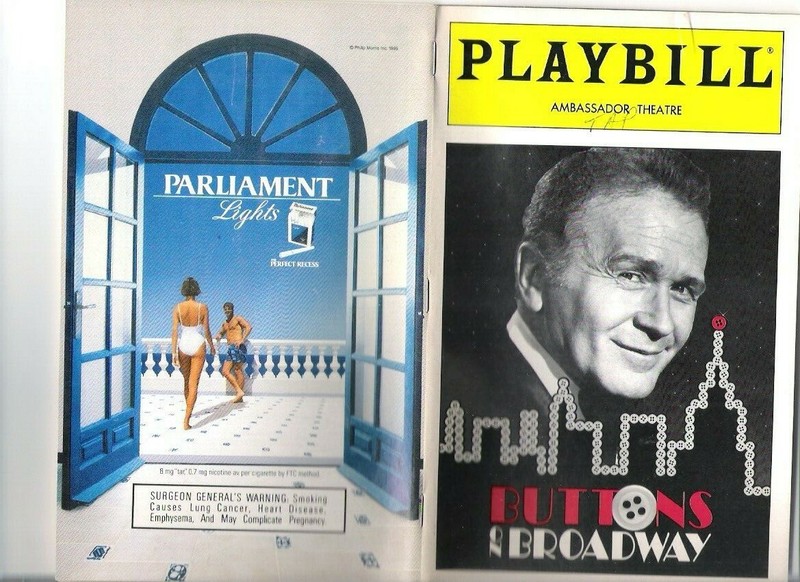 BUTTONS ON BROADWAY, 6/8/95 PLAYBILL OPENING NT RED BUTTONS - AMBASSADOR THEATRE