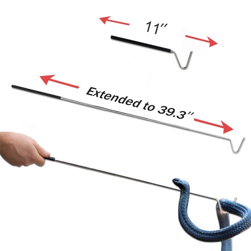 Mini Snake Hook Telescoping Reptile Grabber Stick Feeder Handling Catcher Pole - 第 4/11 張圖片