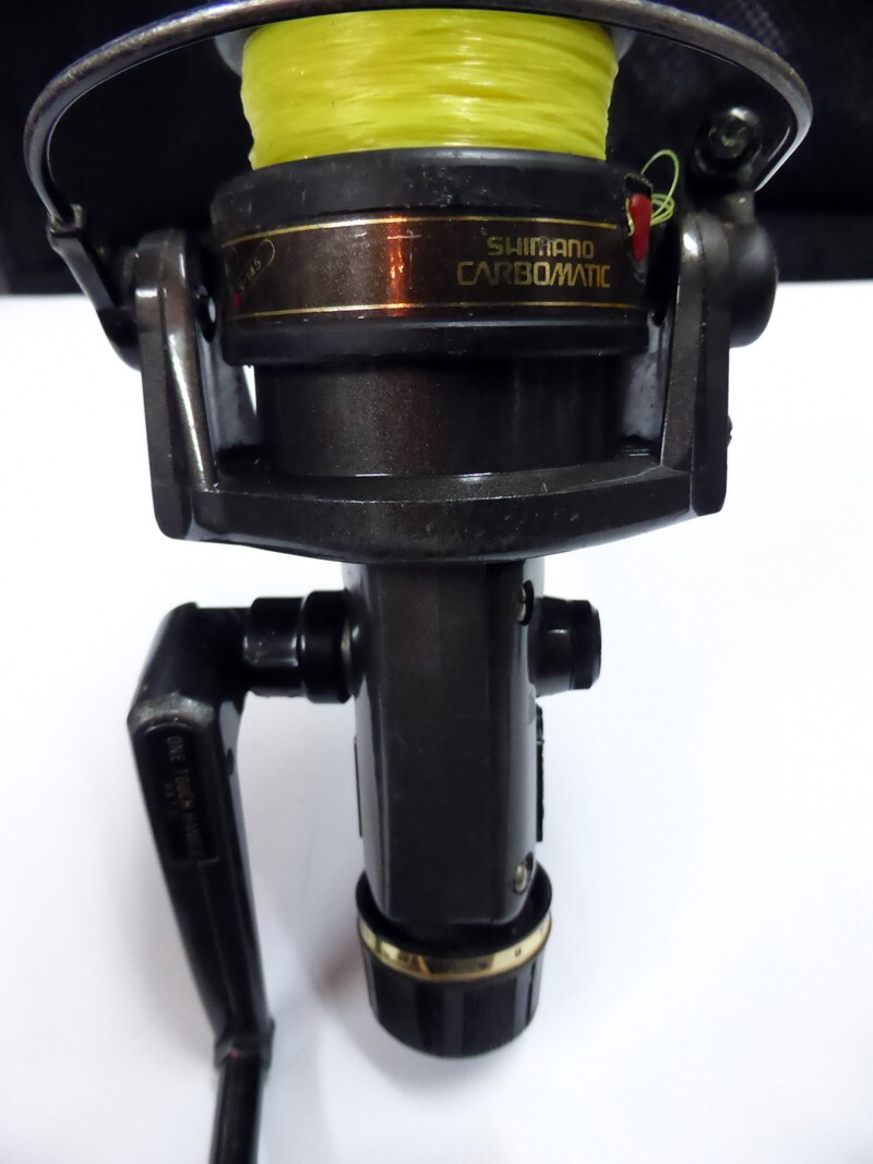 リール Shimano carbomatic-9000 SHIMANO Carbomatic special GT-R 3000 Spinning Reel Used F/S