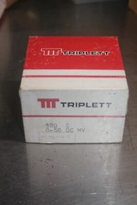 Triplett 0/100 DC Amperes Meter Model 320-G