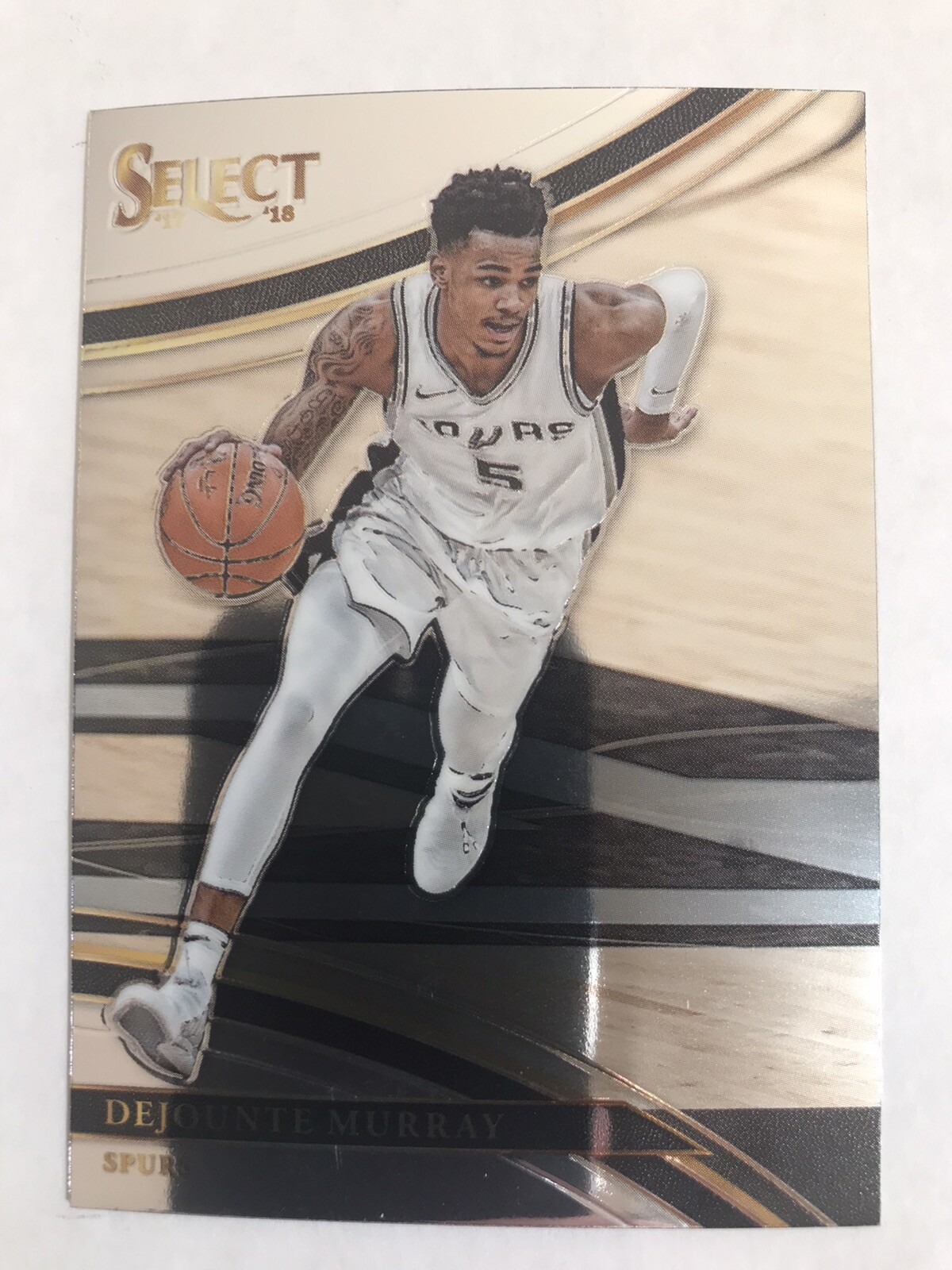 2017-18 Panini Select DeJounte Murray #219 Courtside SP San Antonio Spurs