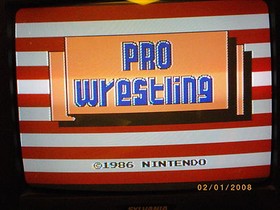 NINTENDO NES PRO WRESTLING GAME CARTRIDGE ONLY CLEANED & TESTED