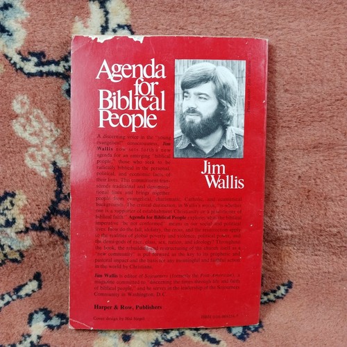 Agenda for Biblical People by Wallis, Jim 1976 Paperback Free Shipping - Picture 3 of 9