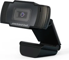 Packard Bell High Resolution 1080P Webcam (PBWC1081BK) NEW