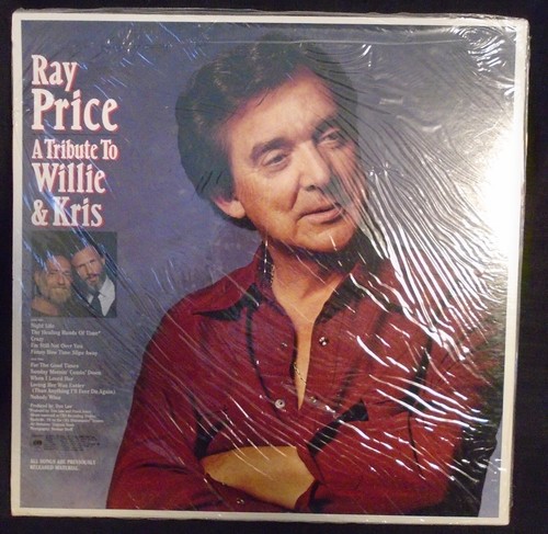 RAY PRICE, A Tribute To Willie And Kris Canada New Old Stock Sealed LP - Picture 2 of 2