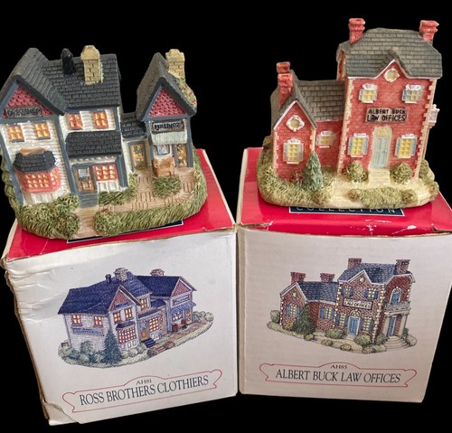 Liberty Falls collection Americana Village 8 piece lot With Boxes - Picture 2 of 21
