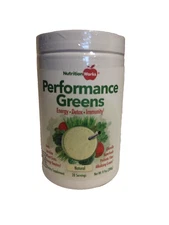 Nutrition Works Performance Greens Smoothie Powder Drink Mix Energy Detox 9.9oz
