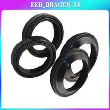 Front Fork Damper Shock Absorber Fork Dust Oil Seal Kit Fits For Universal