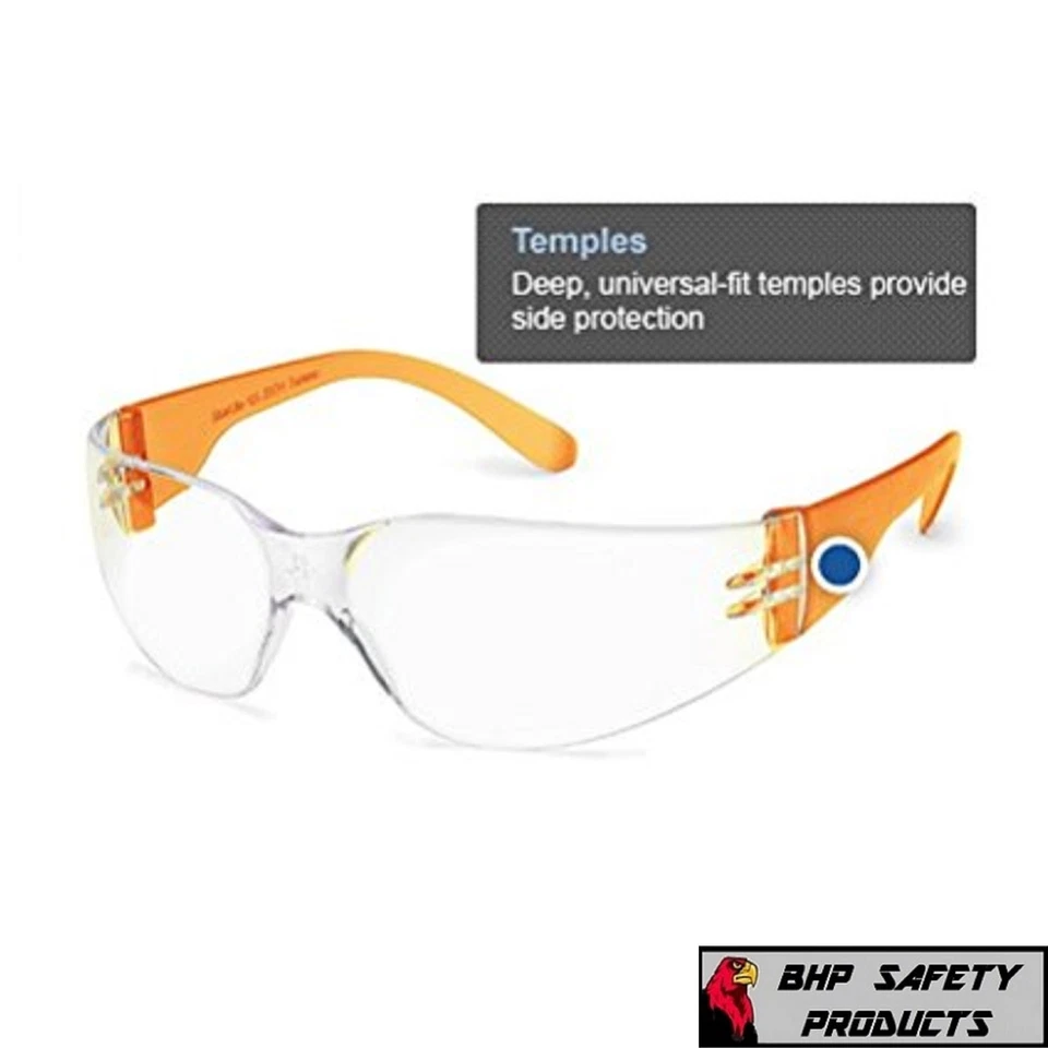 GATEWAY GUMBALLS CLEAR LENS SAFETY GLASSES COLORED FRAMES SMALL SIZE 10 PAIRS Foto 4 de 4