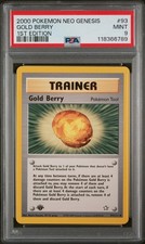 2000 Pokemon WOTC 1st Edition Neo Genesis Gold Berry #93 PSA 9 (NEW CERT)