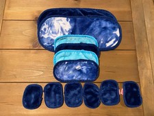 The Original Make Up Eraser Tie Dye Blue Various Sizes Machine Wash LOT OF 12