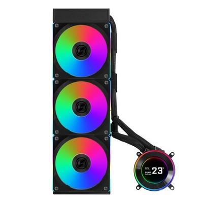 Lian Li HS2LCD36RB HYDROSHIFT II 360 CL RGB Liquid CPU Cooler Black