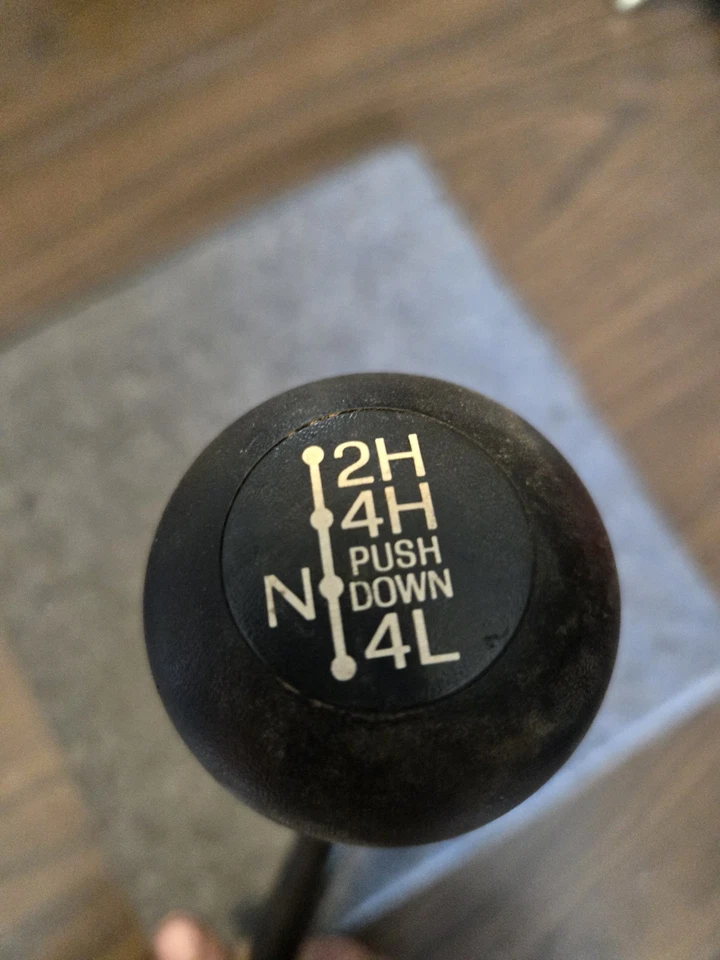 Ford F150 F250 F350 Bronco 1992-1996 caja de transferencia palanca de cambios y perilla OEM Foto 3 de 3