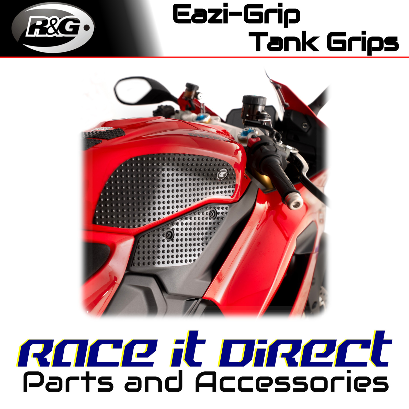 Eazi-Grip Tank Grips for Ducati Panigale V2 2025-2026 EVO Eazi-Grip