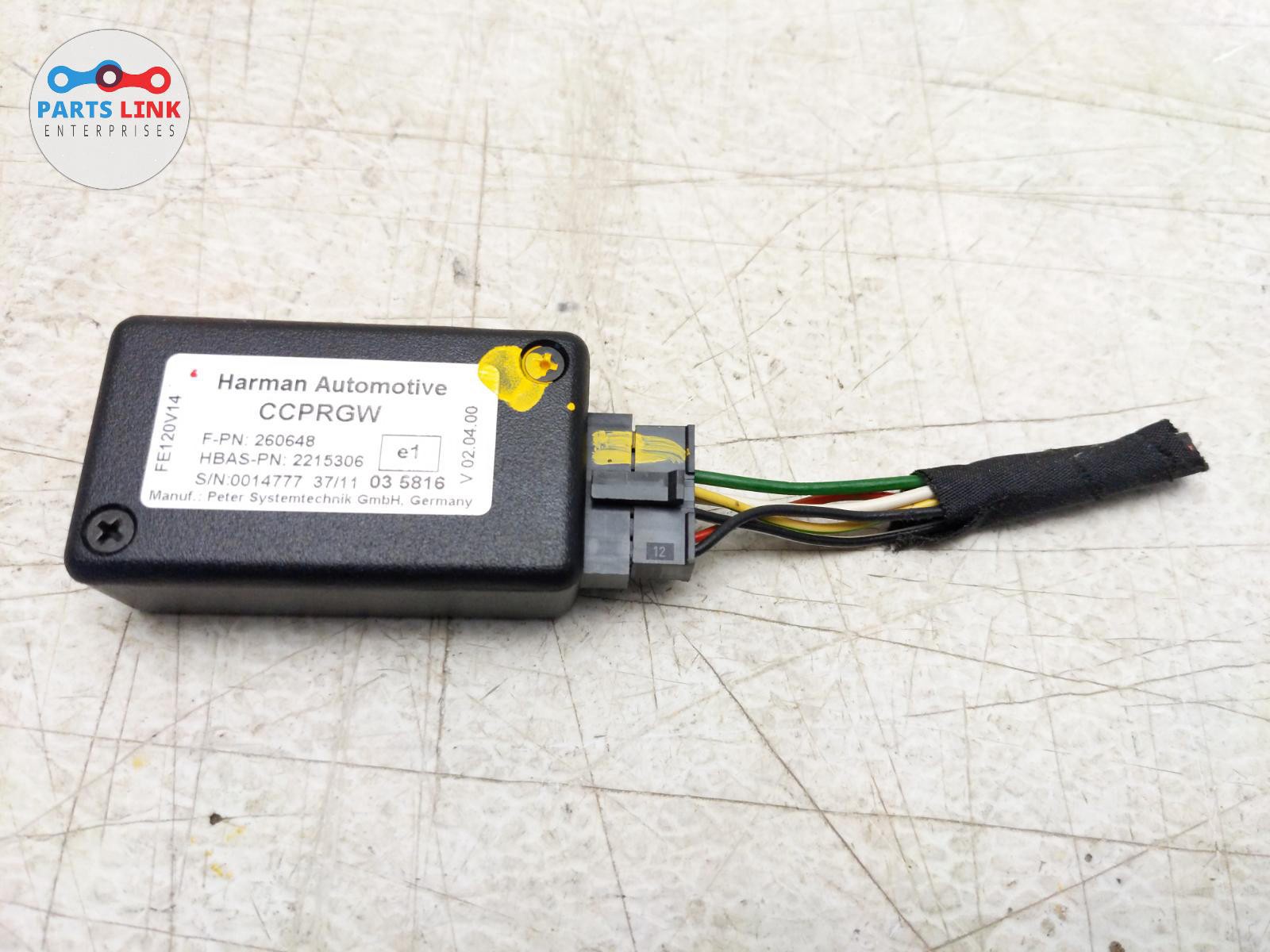2012-14 FERRARI CALIFORNIA REAR CANBOX COMFORT CONTROL MODULE HARNESS PLUG F149