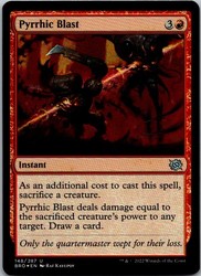 Pyrrhic Blast 148/287 Foil The Brothers' War MTG
