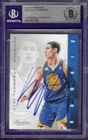 KLAY THOMPSON SIGNED 2012/13 PRESTIGE #155 ROOKIE CARD BAS BGS AUTOHRAPH AUTO